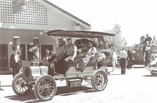 [ Almaden Feed & Fuel Old Car. ]