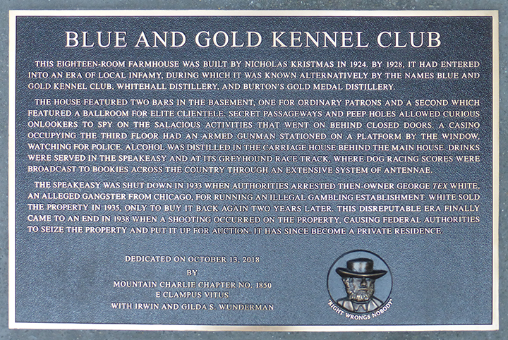 Photo of plaque