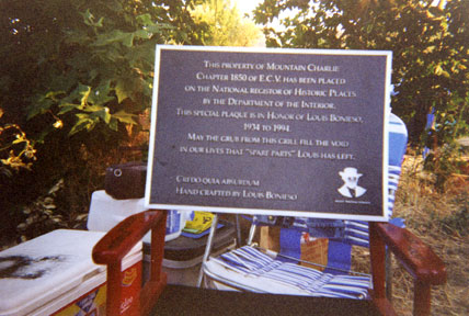 [ Photo of plaque wide. ]