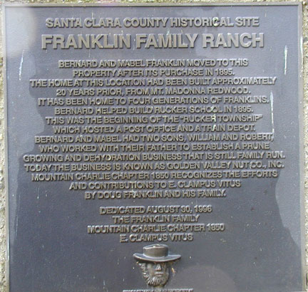 [ Photo of plaque. ]