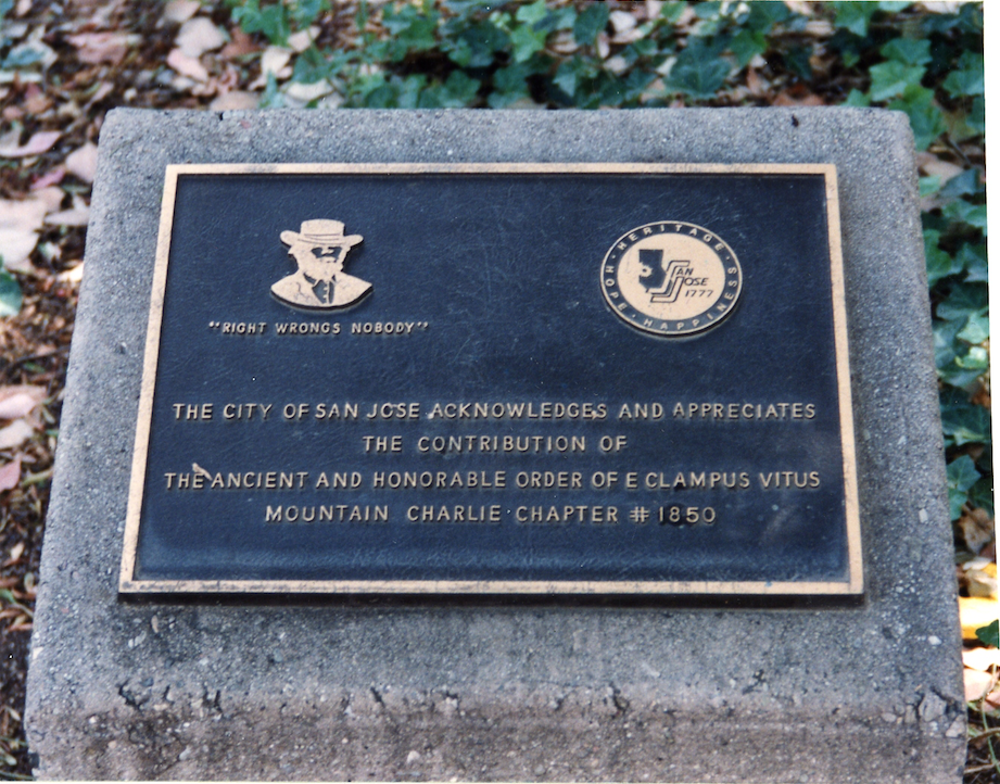 Photo of SJ City plaque closeup