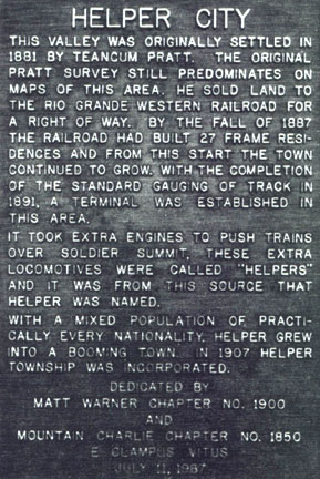 [ Photo of plaque closeup. ]