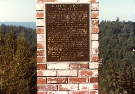 Photo of original plaque location
