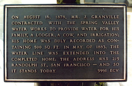 [ Photo of plaque closeup. ]