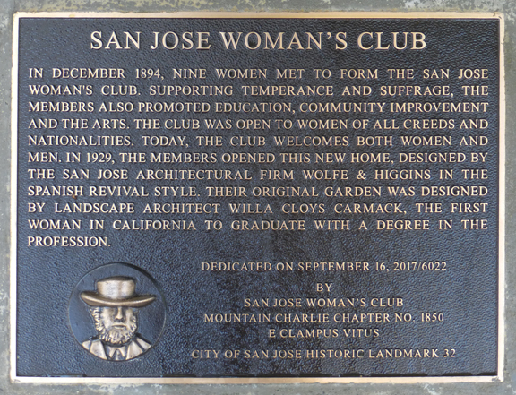 Photo of plaque detail