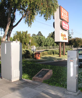 [ Photo of plaque - wide. ]