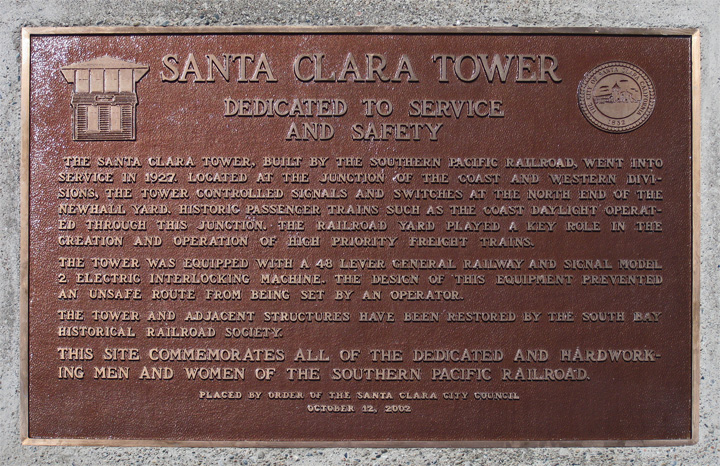 Photo of Santa_Clara City plaque closeup