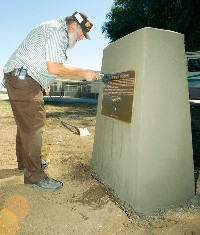 [ Rancho San Ysidro monument erection. ]