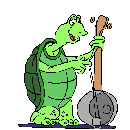 [ turtle playing bass. ]
